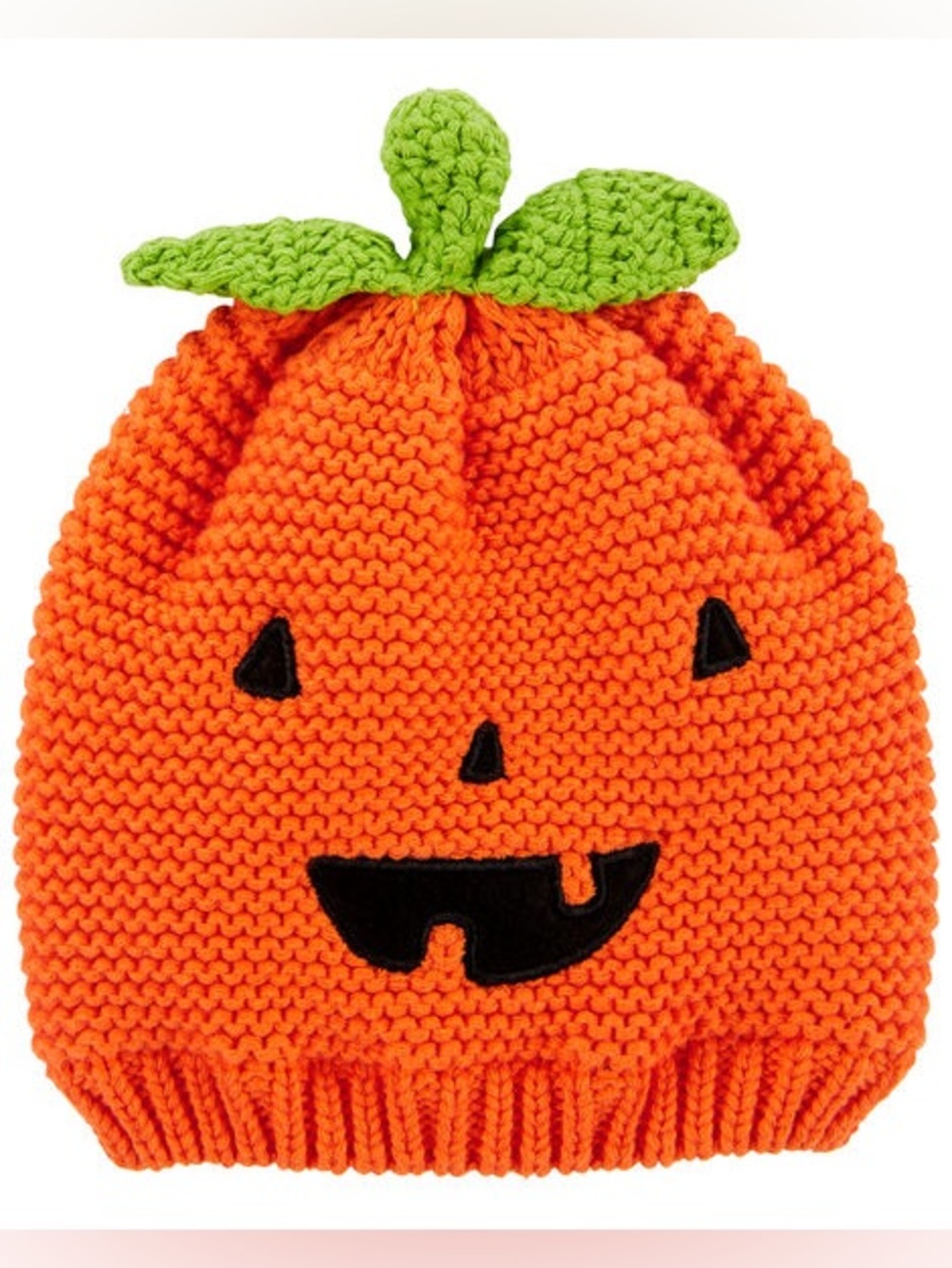 Carters Baby Halloween Crochet Pumpkin Hat